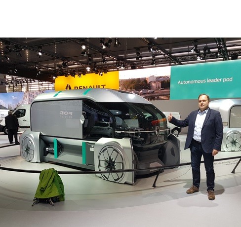 Holger Richter evaluated innovation activities of commercial vehicle OEMs and suppliers at the CV IAA 2018 in Hannover