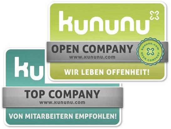SuP awarded by kununu - the leading employer rating site